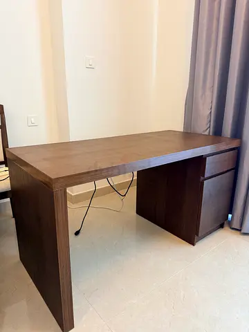 Ikea Malm Desk Dark brown