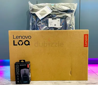 Brand new sealed Lenovo LOQ i7-13, RTX 5050, 1 year warranty, Lenovo back-bag + gaming mouse.