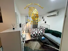 The most beautiful and elegant furnished studios for rent #Ajman  In Al Nakheel Corniche, first resi