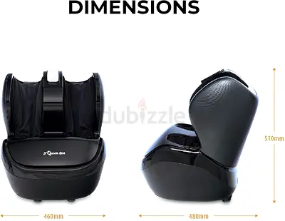 Compact Foot and Calf Massager - Black