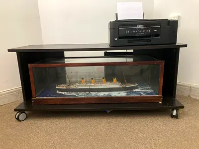 Tv stand/ media stand with wheels
