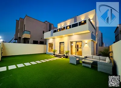 فيلا جديده للبيع تشمل رسوم التسجيل والتمليك تملك حر جميع الجنسيات بالقرب من شارع الشيخ محمد بن زايد وشارع الامارات