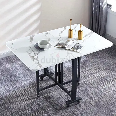 Modern Foldable Marble Dining Table | Space Saving Table ✨