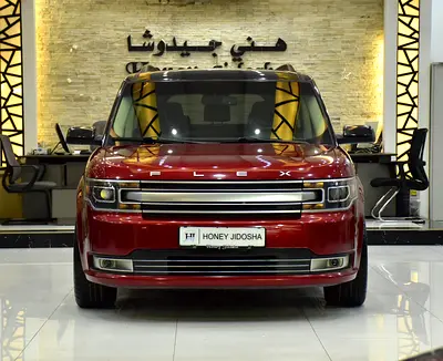 EXCELLENT DEAL for our Ford Flex Limited ( 2015 Model ) in Red Color GCC Specs