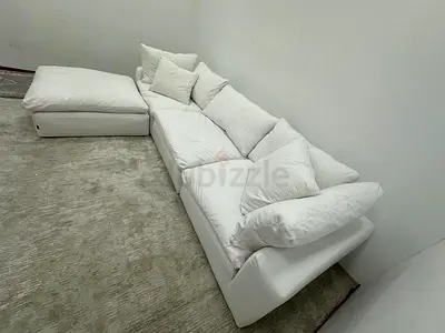 Looks like new condition marina home luscious sofa with footstool
