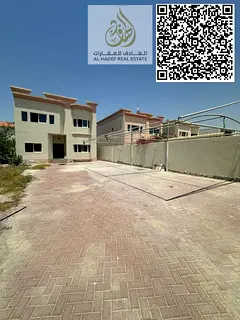 Villa for annual rent in Al Jurf 2. The villa consists of two floors with 5 bedrooms and a large liv