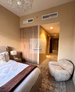 Furnished Studio | Azizi Riviera 48 | Balcony &amp; Pool Access
