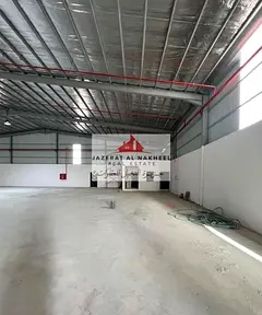 Warehouse with Office &amp; whashroom for rent | 4,400 Sq Ft | Al Jlail -Sajaa