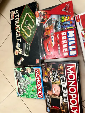 Monopoly board games bundle - Classic and Cheaters Edition, used