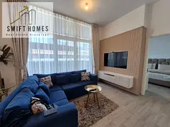 Furnished 2BR Apartment | Open-Plan Layout | Balcony &amp; City View | Belgravia 3B JVC