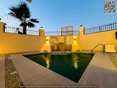 Villa for sale opposite a garden, including registration fees, electricity, water and air conditioni