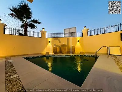 Villa for sale opposite a garden, including registration fees, electricity, water and air conditioning.