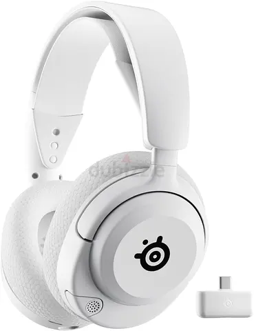 SteelSeries Arctis 1 Wireless Headphones (White) with USB-C Dongle