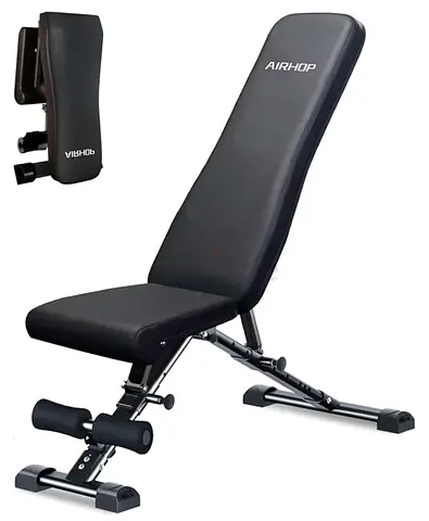 Adjustable Incline Workout Bench — Foldable Multi-Angle Weight Bench.