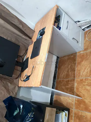 Computer table and chair