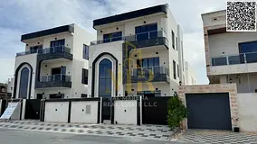 Luxury villa in Al Bahia with a modern design and well-planned spaces, price includes registration f