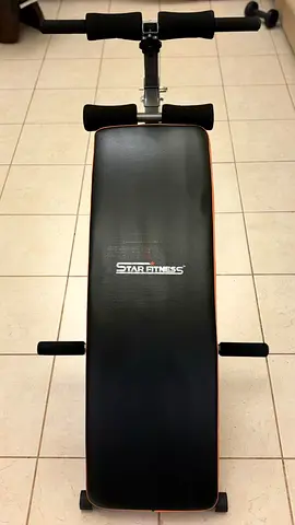 STARFITNESS SIT UP BENCH + FREE DUMBELLS *NEW WITH BOX*