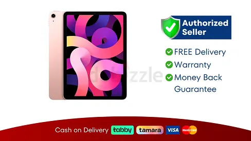 Apple iPad Air (4th Gen), 64GB - 10.9 Screen - Wi-Fi, Pink - 95638 Used | 1 Month Warranty | FREE D