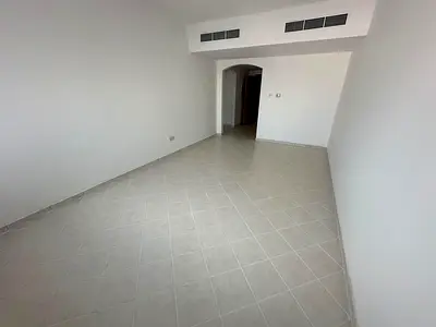 Largest and most beautiful room and hall for annual rent in Al Majaz 1 area. 1 bathroom, excellent size, built-in wardrobes, free air conditioning, ve