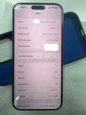 iPhone 16 Pro Max 512GB - Good Condition, Screen Protector  Case  Included