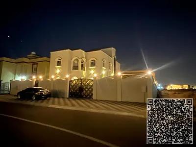 SPECIOUS BEAUTIFUL 5 MASTER BEDROOMS NEW BIG KITCHEN OUTSIDE VILLA AVAILBLE FOR RENT IN AL RAQIAB AJMAN