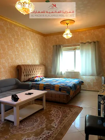 Al Mazaya International Real Estate Company announces the availability of a Furnished studio for rent monthly in Al Majaz 3, Sharjah
