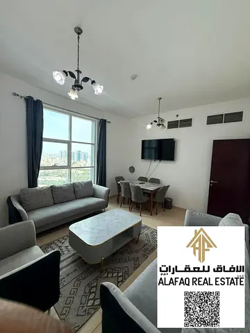 Two Bedroom Apartment for Sale in City Tower Al Nuaimiya Palace View with Parking Free Furniture Re
