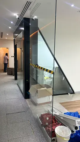 Glass Balustrade /  Tempered Glass Panels with Stain less / Glass Door