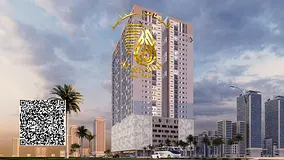 Apartment for sale in Bluebell Residence, Ajman, featuring the latest designs inspired by the bluebe