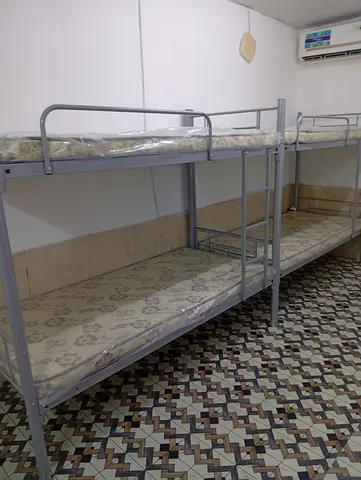 Bunk Bed Silver Colour Heavy Duty Space Saving