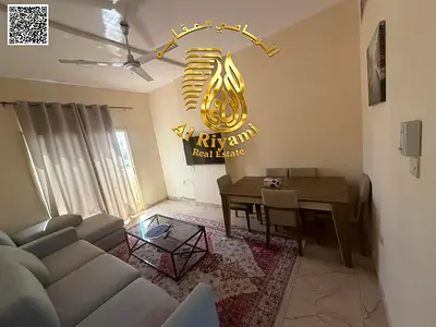 غرفة وصالة مفروش شهرى شامل الفواتير مع باركينج وبلكونة بالروضه3