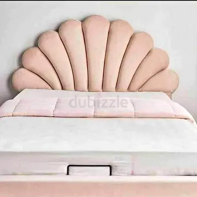 Primium Quality Queen size fully customisable bedframe in soft Fabric storage can be installed