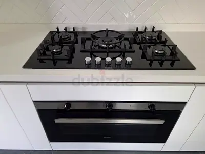 Siemens Top gas Electric oven Same like new