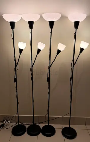 Set of 3 IKEA Floor Lamps – Excellent Condition