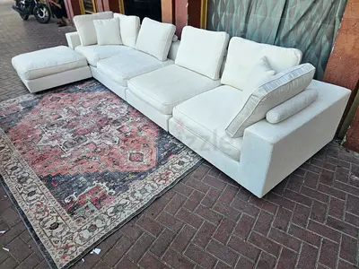 Brand new marina home Feather filled Modular Sofa with ottoman