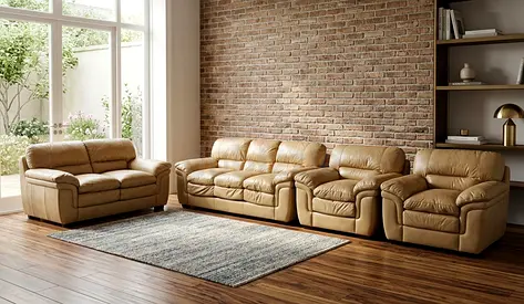 Sofa Leather 7 Seater