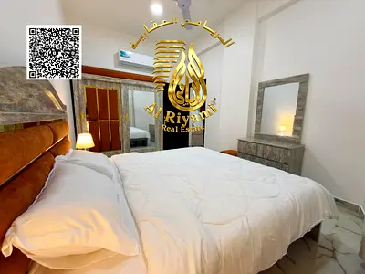 Furnished one-bedroom apartment for rent in Al Rashidiya 3, prime location