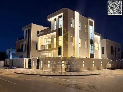 Modern villa in Al Bahia with a contemporary design and spacious areas