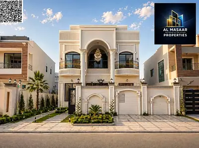 فيلا مطلة على شارعين طابقين و رووف تصميم كلاكسيك بسعر شامل الكهرباء و الماء تملك حر لجميع الجنسيات