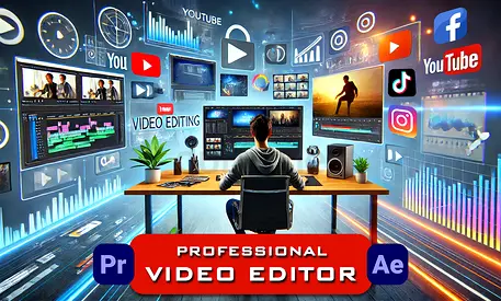 Professional Video Editing for YouTube and all kinds of videos