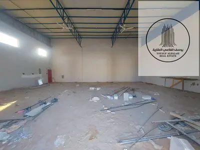 Warehouse for rent in Umm Al Quwain, 2500 sq ft, without electricity, for 60,000 AED