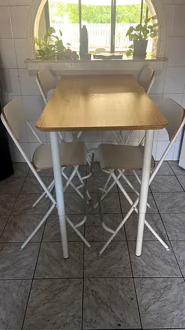 Adjustable Table and chairs