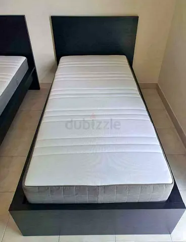 😊Ikea malam single bed (90*200)with  an IKEA mattress ✨