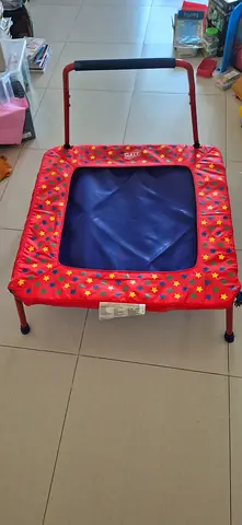 Foldable Trampolin for Kids, Play Yard - Lightly Used