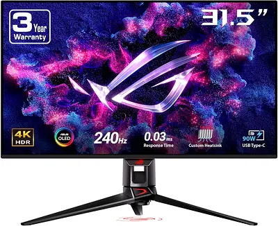 Asus ROG PG32UCDM 32-inch 4K OLED 240Hz Gaming Monitor