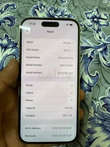 iPhone 14 Pro 128GB - Good Condition, Ready to Use 1 week check warranty PHESICAL + eSIM 89 battery