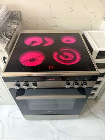 Siemens latest model electric ceramic 5 hobs stove oven fan cooking range 60x60 by tetet