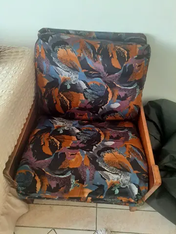 Wooden sofa