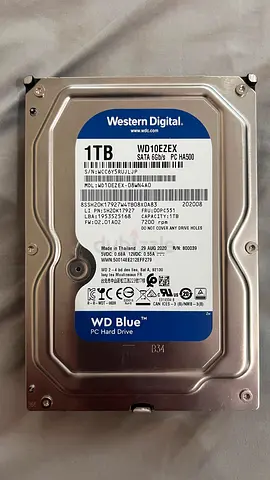 WD Blue 1TB 3.5 Internal SATA HDD - Good Working Condition