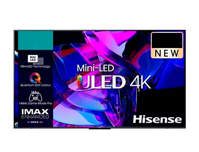 Hisense 85 inch Smart ULED Mini LED TV -4K/ 144Hz Brand New/